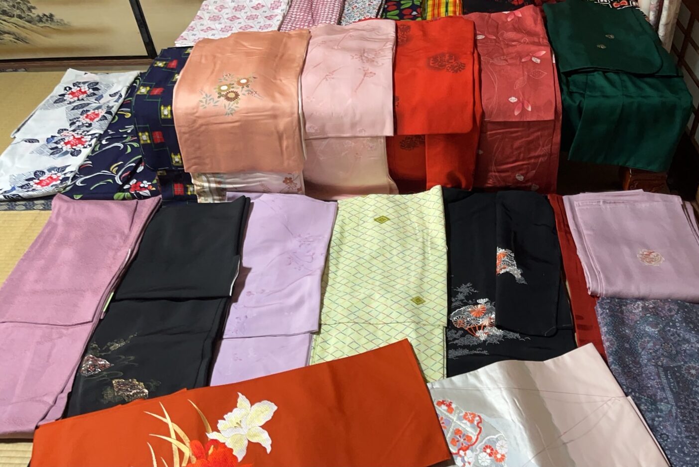 査定に出した着物30着